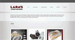 Desktop Screenshot of larasjewelryanddesign.com